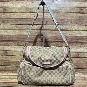 Gucci Large Canvas Diaper Bag